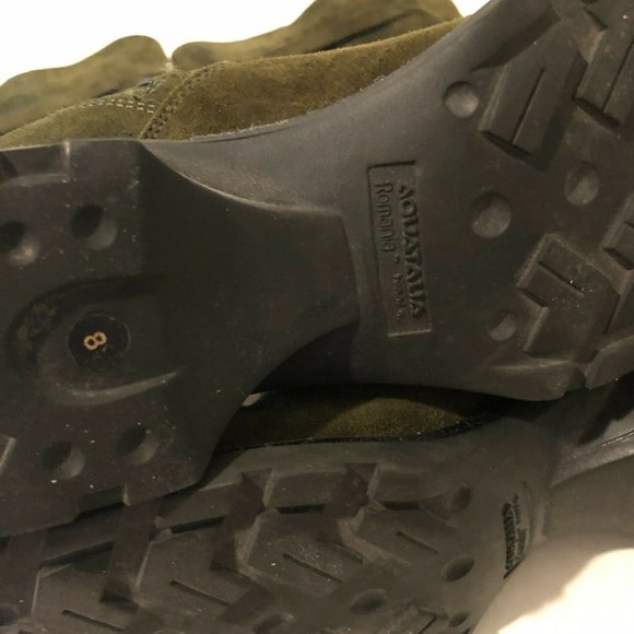 Aquatalia Olive Green Suede Boots - Picture 8 of 8